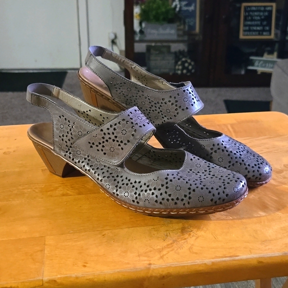 RIEKER women heels Beige bohemian